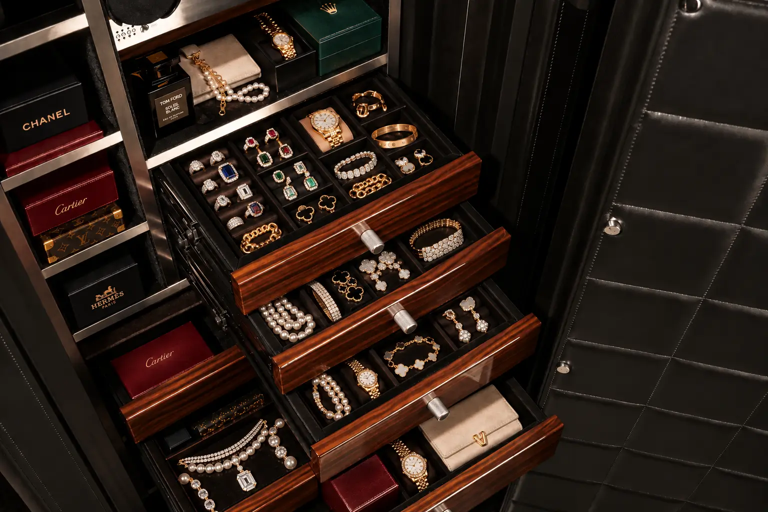 VE4 custom layout interior with Jewellery